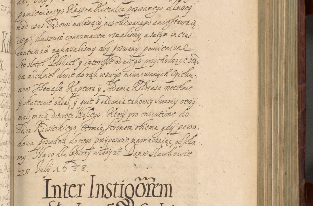Zdjęcie nr 366 dla obiektu archiwalnego: Volumen IV. Acta saecularia episcopatus Cracoviensis annorum 1636 - 1641, tum et aliquot mensium secundi sub tempus R. D. Jacobi Zadzik, episcopi Cracoviensis, ducis Severiae conscripta