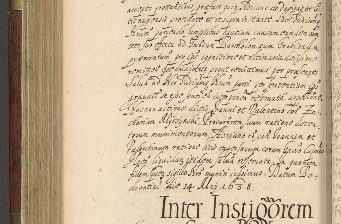 Zdjęcie nr 349 dla obiektu archiwalnego: Volumen IV. Acta saecularia episcopatus Cracoviensis annorum 1636 - 1641, tum et aliquot mensium secundi sub tempus R. D. Jacobi Zadzik, episcopi Cracoviensis, ducis Severiae conscripta