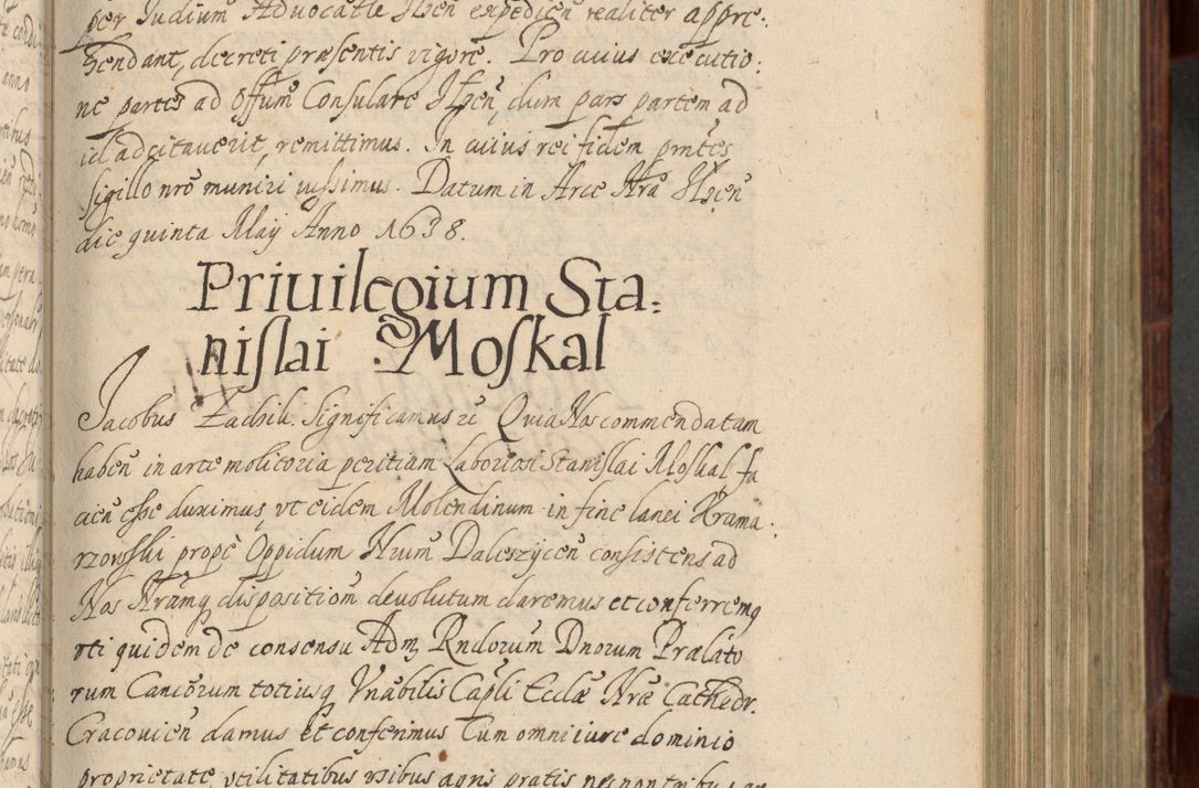 Zdjęcie nr 346 dla obiektu archiwalnego: Volumen IV. Acta saecularia episcopatus Cracoviensis annorum 1636 - 1641, tum et aliquot mensium secundi sub tempus R. D. Jacobi Zadzik, episcopi Cracoviensis, ducis Severiae conscripta