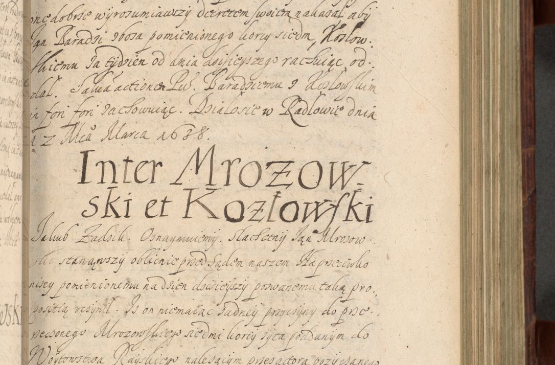 Zdjęcie nr 336 dla obiektu archiwalnego: Volumen IV. Acta saecularia episcopatus Cracoviensis annorum 1636 - 1641, tum et aliquot mensium secundi sub tempus R. D. Jacobi Zadzik, episcopi Cracoviensis, ducis Severiae conscripta