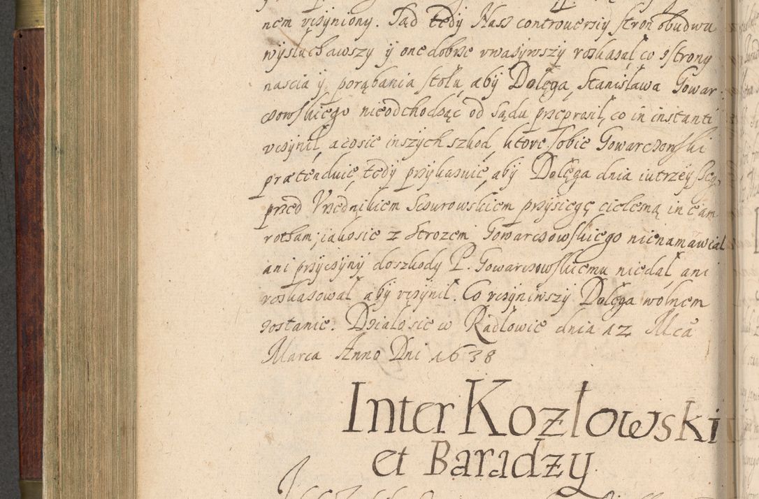 Zdjęcie nr 335 dla obiektu archiwalnego: Volumen IV. Acta saecularia episcopatus Cracoviensis annorum 1636 - 1641, tum et aliquot mensium secundi sub tempus R. D. Jacobi Zadzik, episcopi Cracoviensis, ducis Severiae conscripta