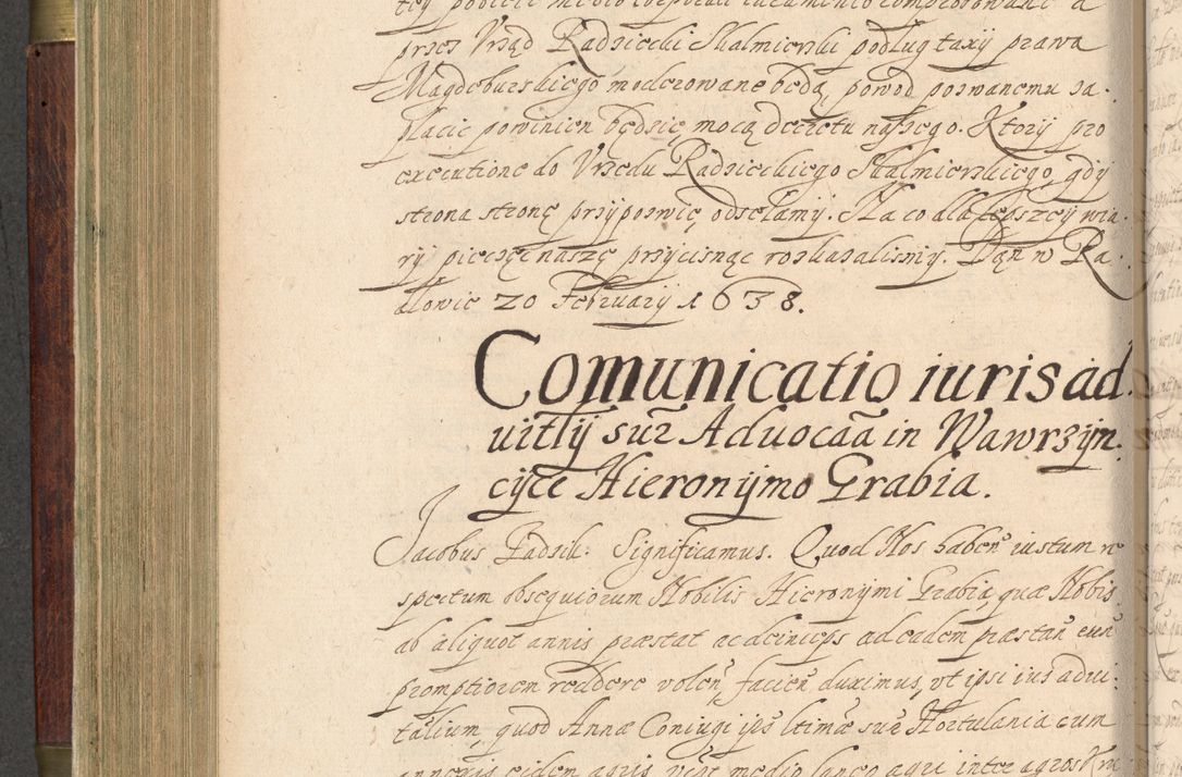 Zdjęcie nr 329 dla obiektu archiwalnego: Volumen IV. Acta saecularia episcopatus Cracoviensis annorum 1636 - 1641, tum et aliquot mensium secundi sub tempus R. D. Jacobi Zadzik, episcopi Cracoviensis, ducis Severiae conscripta