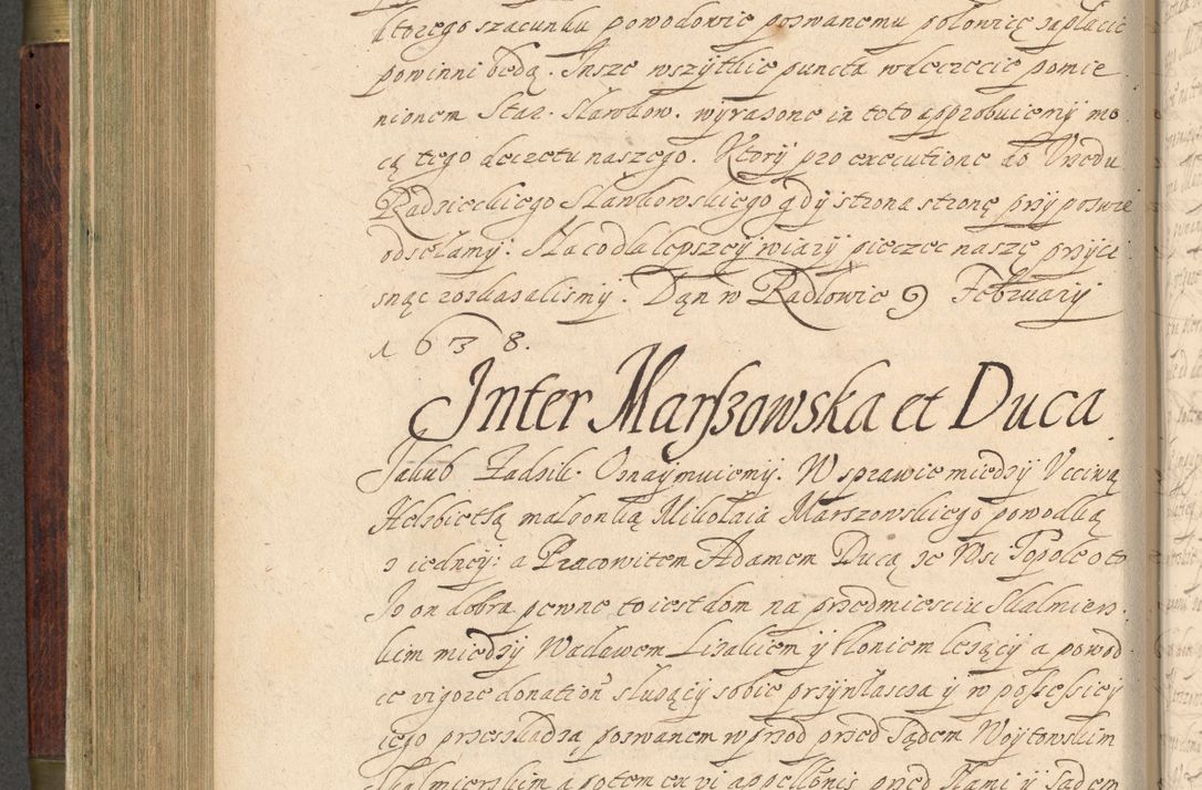 Zdjęcie nr 325 dla obiektu archiwalnego: Volumen IV. Acta saecularia episcopatus Cracoviensis annorum 1636 - 1641, tum et aliquot mensium secundi sub tempus R. D. Jacobi Zadzik, episcopi Cracoviensis, ducis Severiae conscripta