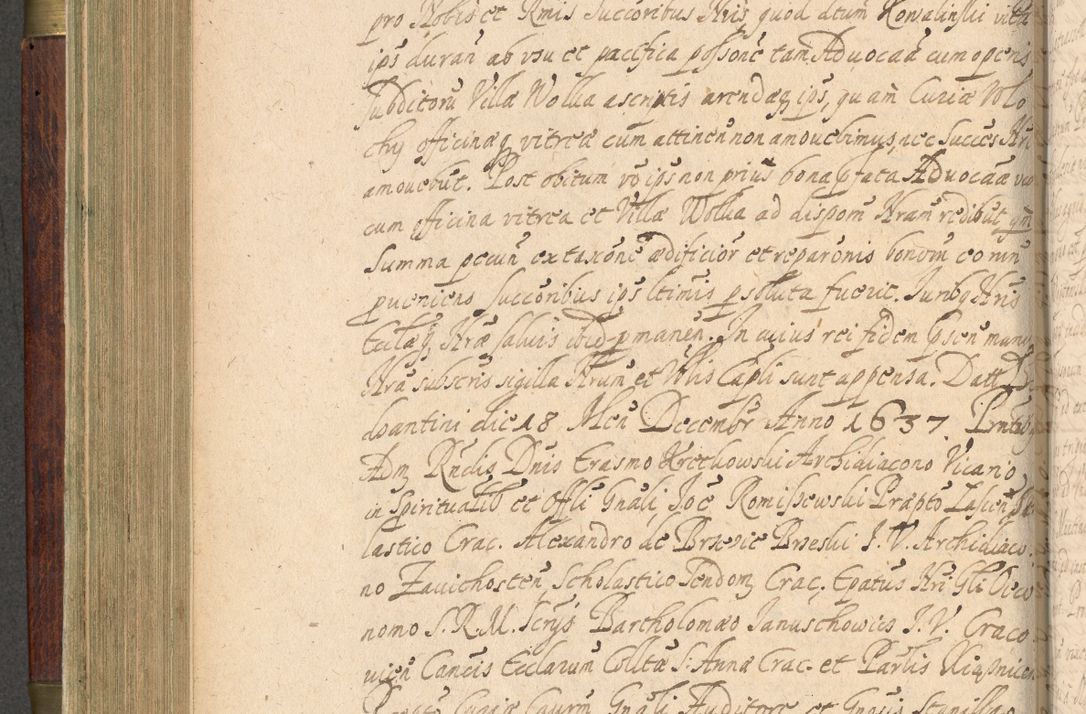 Zdjęcie nr 311 dla obiektu archiwalnego: Volumen IV. Acta saecularia episcopatus Cracoviensis annorum 1636 - 1641, tum et aliquot mensium secundi sub tempus R. D. Jacobi Zadzik, episcopi Cracoviensis, ducis Severiae conscripta