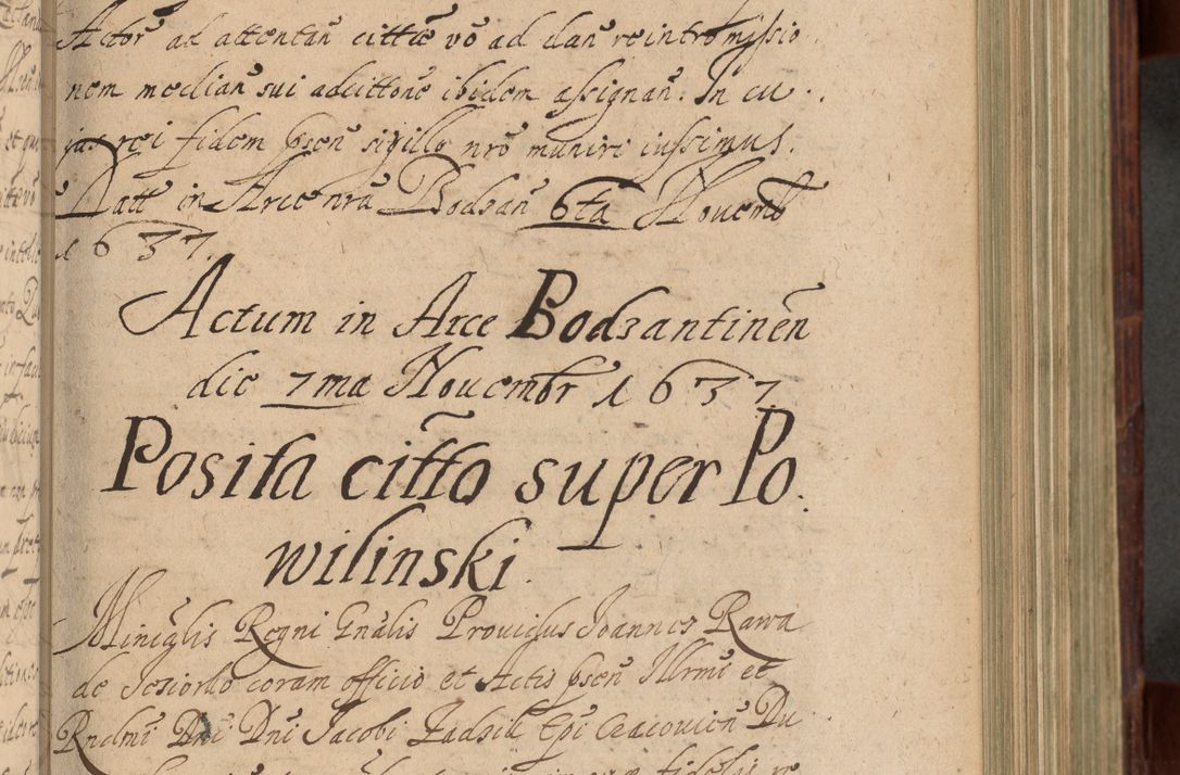 Zdjęcie nr 288 dla obiektu archiwalnego: Volumen IV. Acta saecularia episcopatus Cracoviensis annorum 1636 - 1641, tum et aliquot mensium secundi sub tempus R. D. Jacobi Zadzik, episcopi Cracoviensis, ducis Severiae conscripta