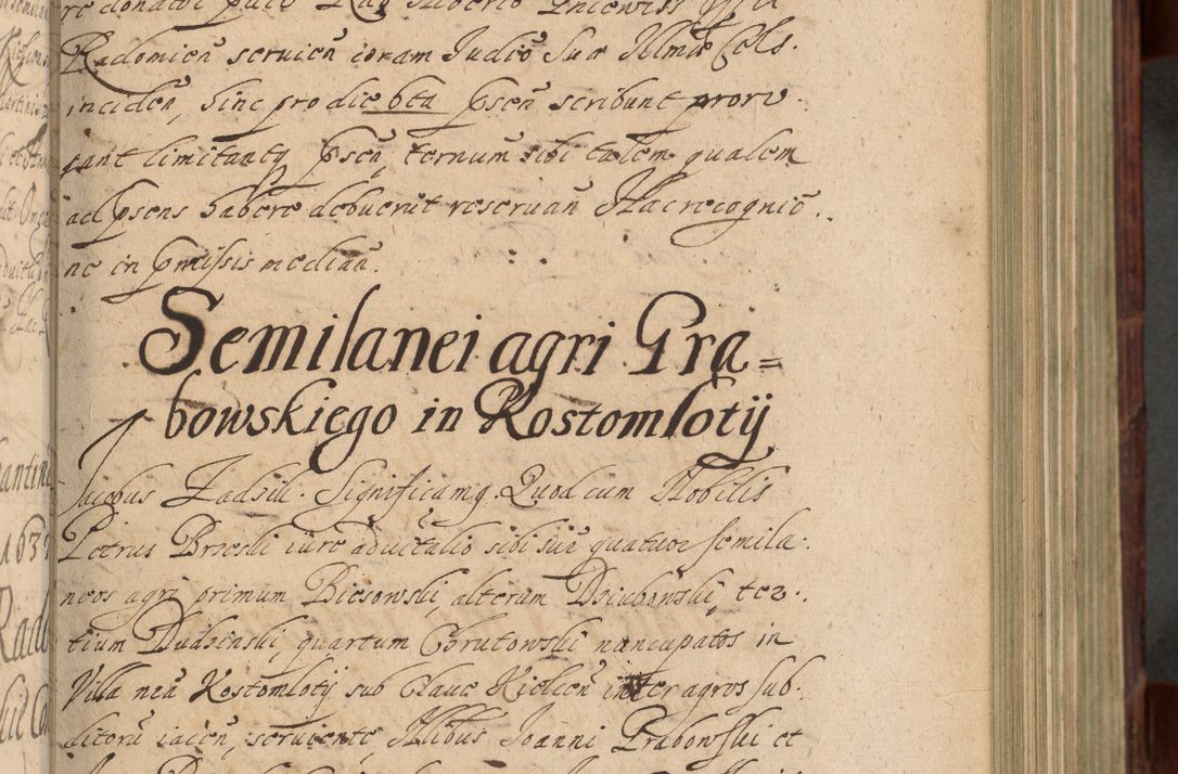 Zdjęcie nr 278 dla obiektu archiwalnego: Volumen IV. Acta saecularia episcopatus Cracoviensis annorum 1636 - 1641, tum et aliquot mensium secundi sub tempus R. D. Jacobi Zadzik, episcopi Cracoviensis, ducis Severiae conscripta