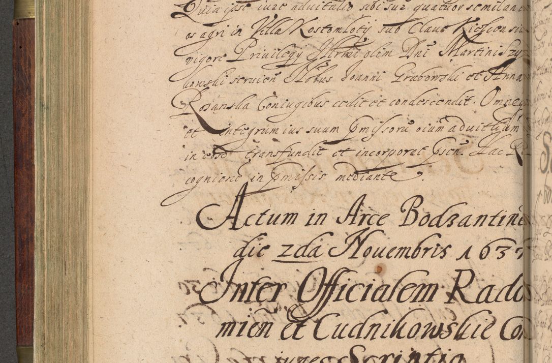 Zdjęcie nr 277 dla obiektu archiwalnego: Volumen IV. Acta saecularia episcopatus Cracoviensis annorum 1636 - 1641, tum et aliquot mensium secundi sub tempus R. D. Jacobi Zadzik, episcopi Cracoviensis, ducis Severiae conscripta