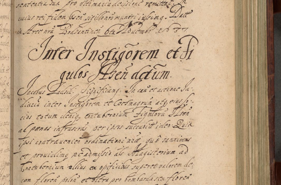 Zdjęcie nr 282 dla obiektu archiwalnego: Volumen IV. Acta saecularia episcopatus Cracoviensis annorum 1636 - 1641, tum et aliquot mensium secundi sub tempus R. D. Jacobi Zadzik, episcopi Cracoviensis, ducis Severiae conscripta