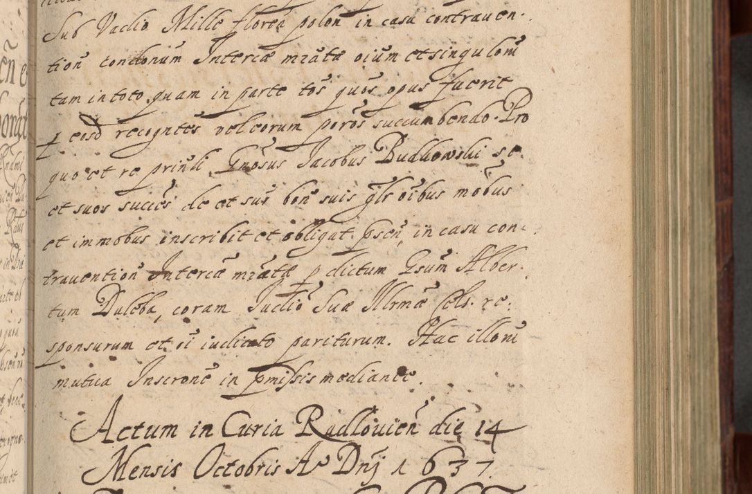 Zdjęcie nr 266 dla obiektu archiwalnego: Volumen IV. Acta saecularia episcopatus Cracoviensis annorum 1636 - 1641, tum et aliquot mensium secundi sub tempus R. D. Jacobi Zadzik, episcopi Cracoviensis, ducis Severiae conscripta