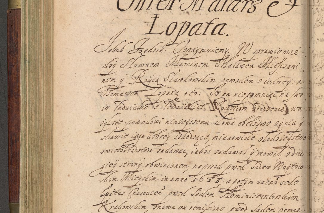Zdjęcie nr 255 dla obiektu archiwalnego: Volumen IV. Acta saecularia episcopatus Cracoviensis annorum 1636 - 1641, tum et aliquot mensium secundi sub tempus R. D. Jacobi Zadzik, episcopi Cracoviensis, ducis Severiae conscripta