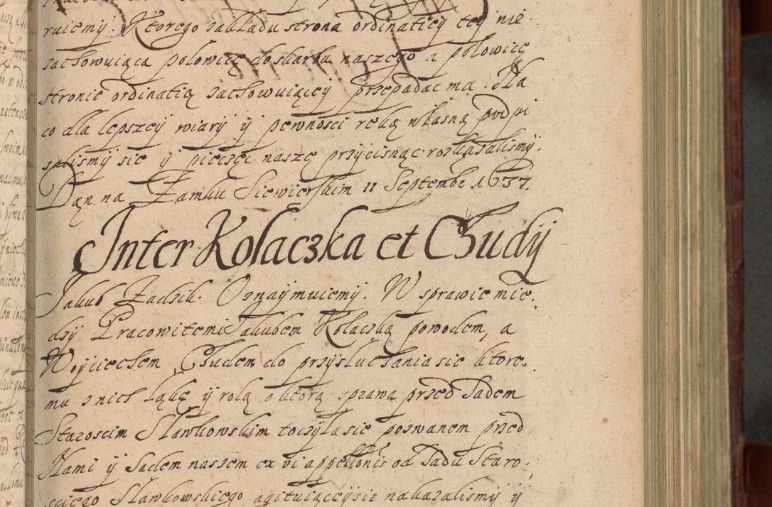 Zdjęcie nr 254 dla obiektu archiwalnego: Volumen IV. Acta saecularia episcopatus Cracoviensis annorum 1636 - 1641, tum et aliquot mensium secundi sub tempus R. D. Jacobi Zadzik, episcopi Cracoviensis, ducis Severiae conscripta