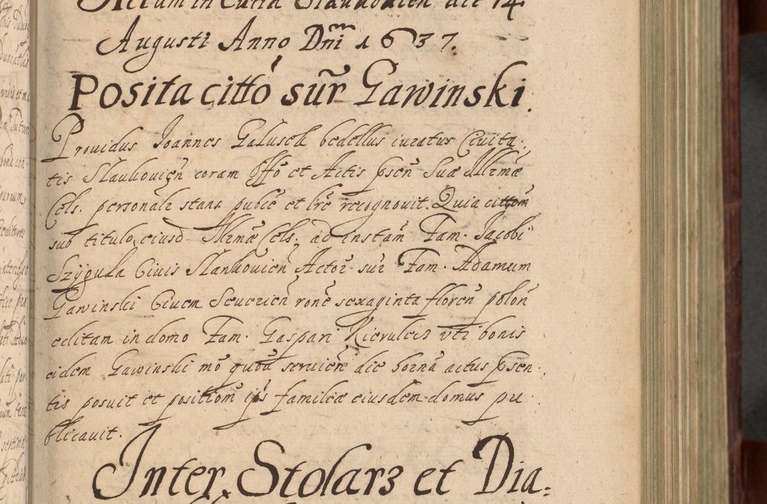 Zdjęcie nr 246 dla obiektu archiwalnego: Volumen IV. Acta saecularia episcopatus Cracoviensis annorum 1636 - 1641, tum et aliquot mensium secundi sub tempus R. D. Jacobi Zadzik, episcopi Cracoviensis, ducis Severiae conscripta