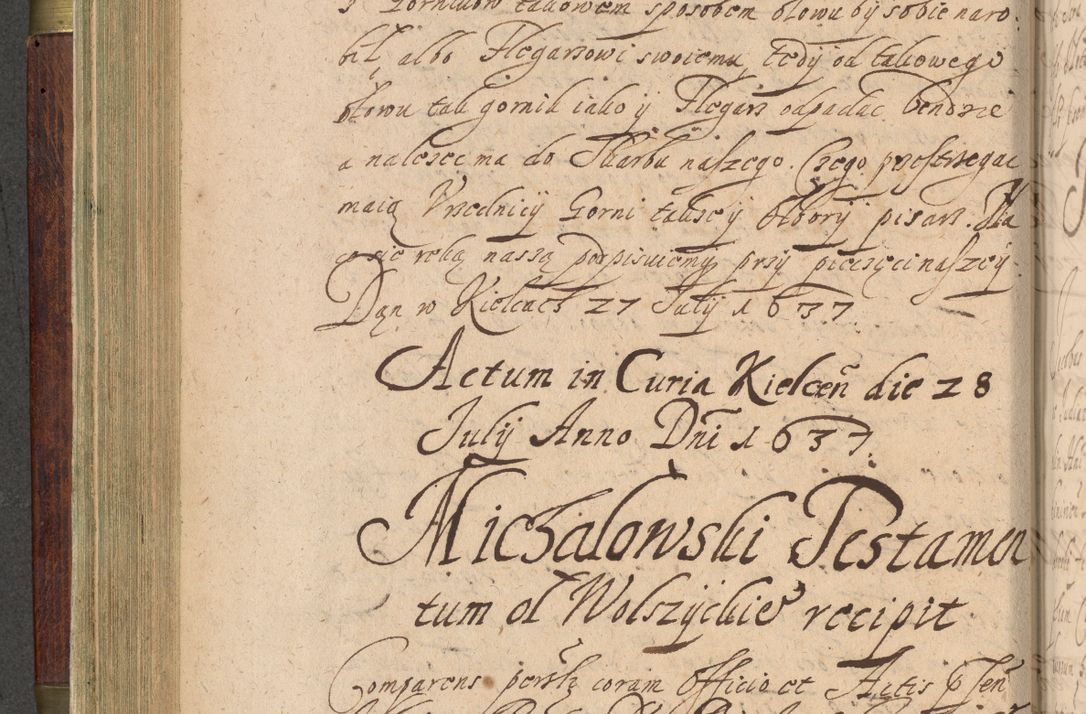 Zdjęcie nr 243 dla obiektu archiwalnego: Volumen IV. Acta saecularia episcopatus Cracoviensis annorum 1636 - 1641, tum et aliquot mensium secundi sub tempus R. D. Jacobi Zadzik, episcopi Cracoviensis, ducis Severiae conscripta