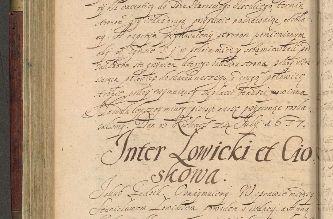Zdjęcie nr 237 dla obiektu archiwalnego: Volumen IV. Acta saecularia episcopatus Cracoviensis annorum 1636 - 1641, tum et aliquot mensium secundi sub tempus R. D. Jacobi Zadzik, episcopi Cracoviensis, ducis Severiae conscripta