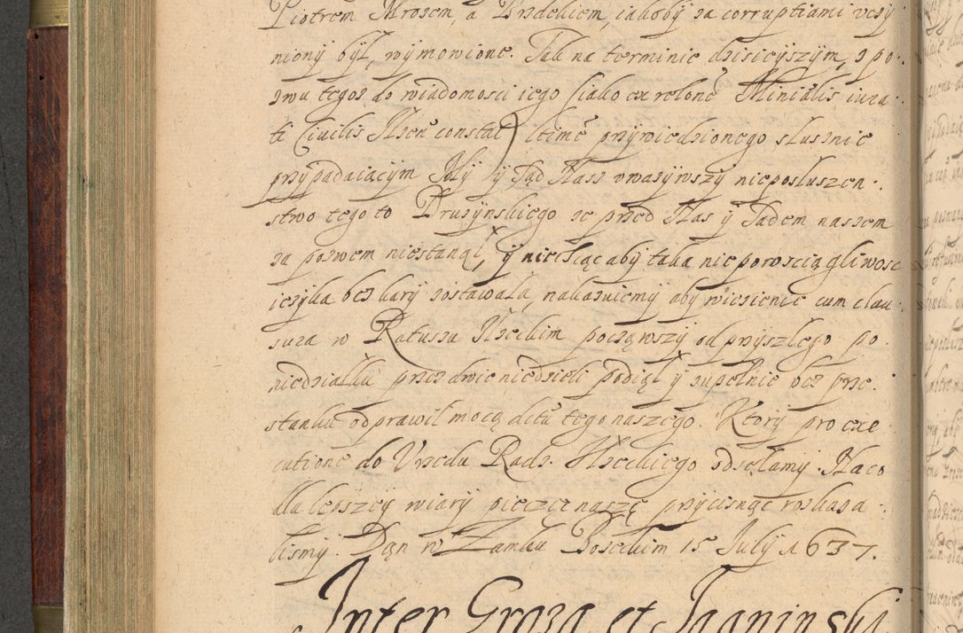 Zdjęcie nr 229 dla obiektu archiwalnego: Volumen IV. Acta saecularia episcopatus Cracoviensis annorum 1636 - 1641, tum et aliquot mensium secundi sub tempus R. D. Jacobi Zadzik, episcopi Cracoviensis, ducis Severiae conscripta