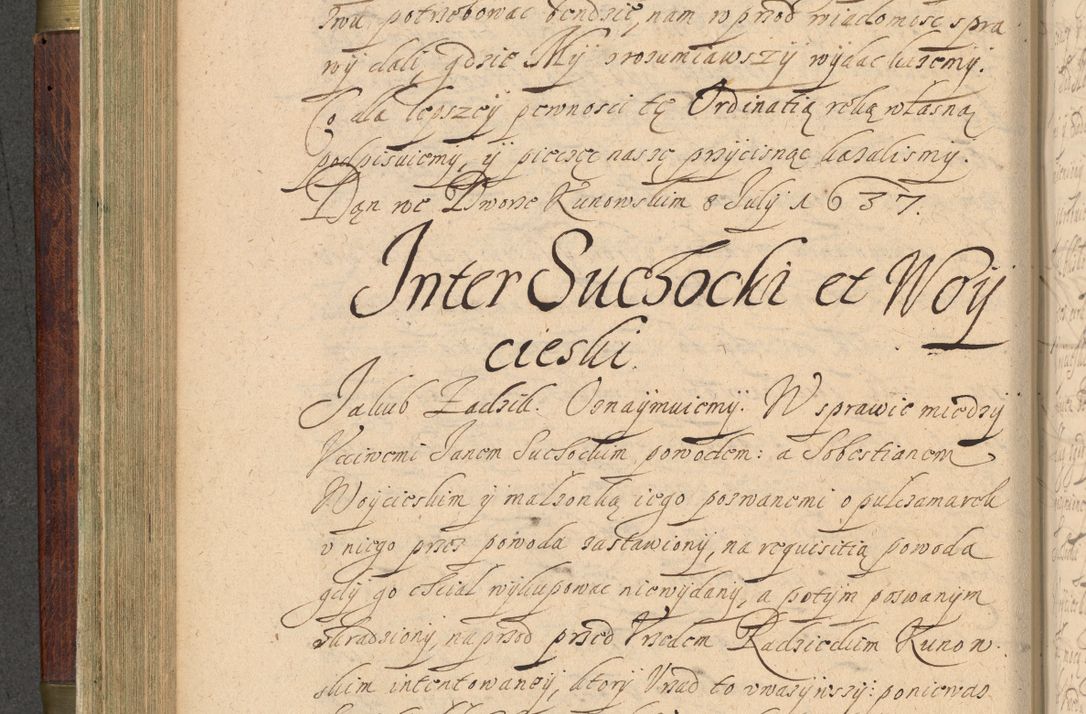 Zdjęcie nr 227 dla obiektu archiwalnego: Volumen IV. Acta saecularia episcopatus Cracoviensis annorum 1636 - 1641, tum et aliquot mensium secundi sub tempus R. D. Jacobi Zadzik, episcopi Cracoviensis, ducis Severiae conscripta