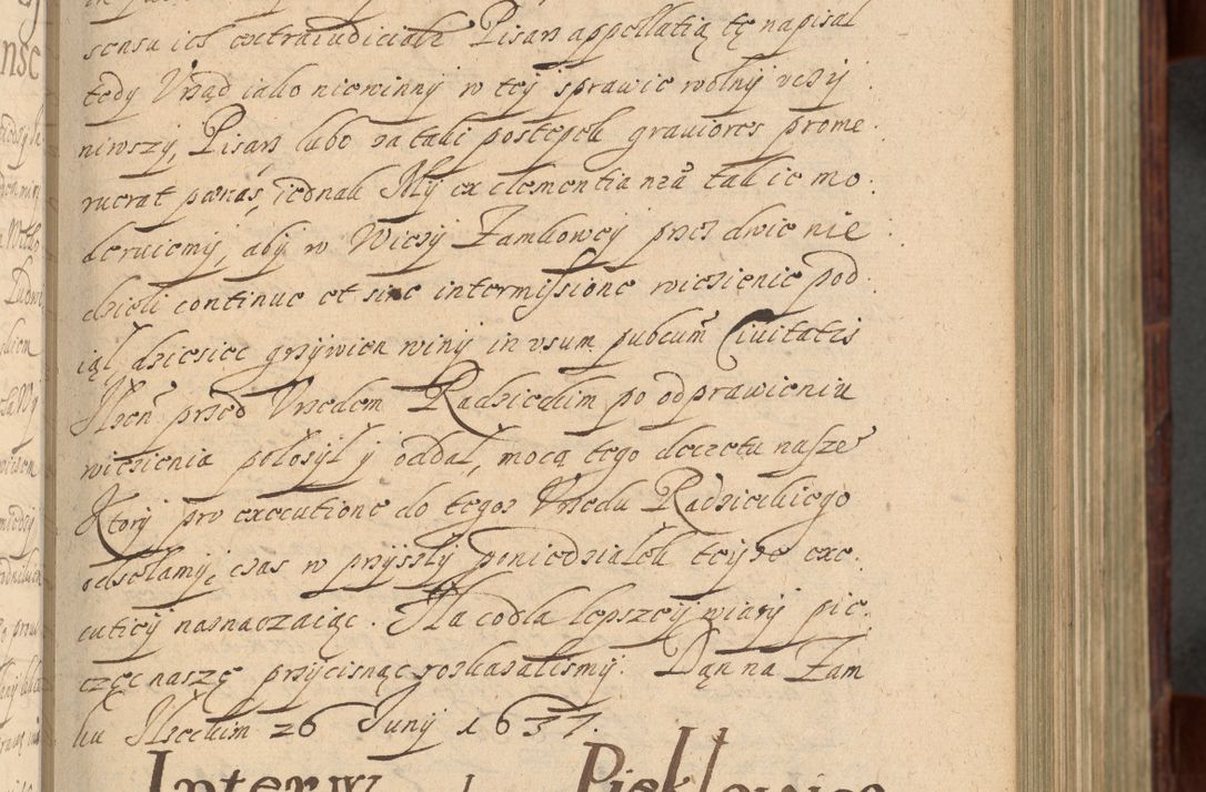 Zdjęcie nr 214 dla obiektu archiwalnego: Volumen IV. Acta saecularia episcopatus Cracoviensis annorum 1636 - 1641, tum et aliquot mensium secundi sub tempus R. D. Jacobi Zadzik, episcopi Cracoviensis, ducis Severiae conscripta