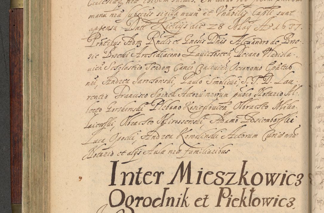 Zdjęcie nr 205 dla obiektu archiwalnego: Volumen IV. Acta saecularia episcopatus Cracoviensis annorum 1636 - 1641, tum et aliquot mensium secundi sub tempus R. D. Jacobi Zadzik, episcopi Cracoviensis, ducis Severiae conscripta