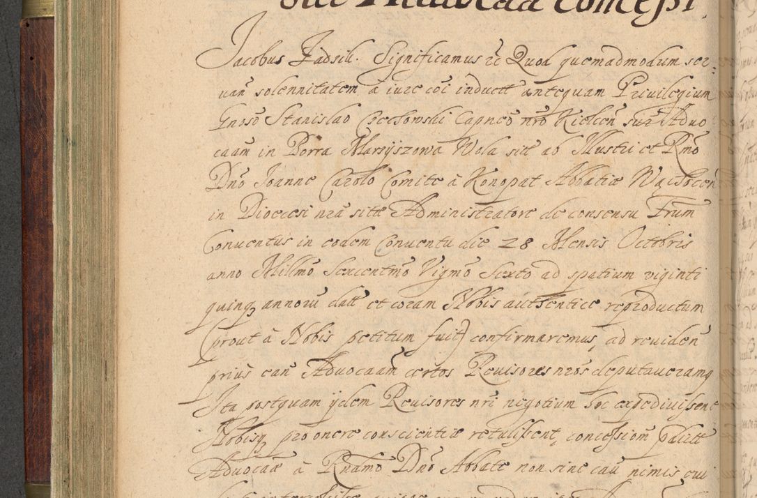 Zdjęcie nr 201 dla obiektu archiwalnego: Volumen IV. Acta saecularia episcopatus Cracoviensis annorum 1636 - 1641, tum et aliquot mensium secundi sub tempus R. D. Jacobi Zadzik, episcopi Cracoviensis, ducis Severiae conscripta