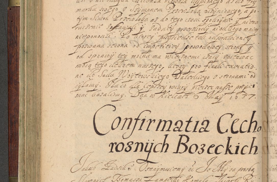 Zdjęcie nr 199 dla obiektu archiwalnego: Volumen IV. Acta saecularia episcopatus Cracoviensis annorum 1636 - 1641, tum et aliquot mensium secundi sub tempus R. D. Jacobi Zadzik, episcopi Cracoviensis, ducis Severiae conscripta
