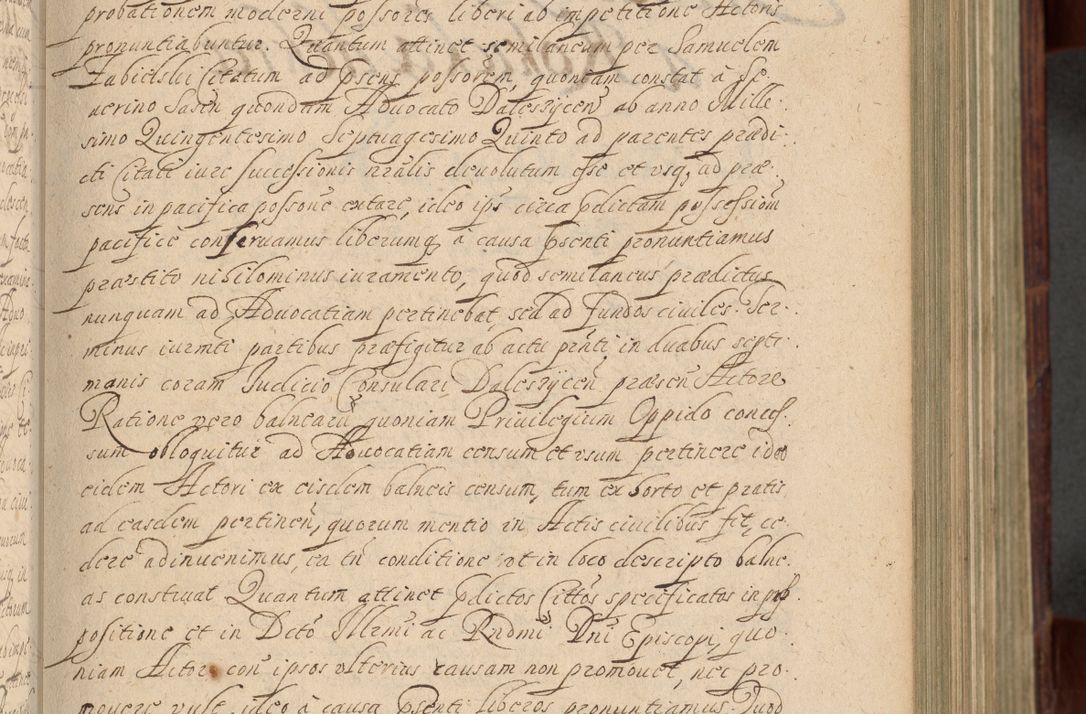 Zdjęcie nr 196 dla obiektu archiwalnego: Volumen IV. Acta saecularia episcopatus Cracoviensis annorum 1636 - 1641, tum et aliquot mensium secundi sub tempus R. D. Jacobi Zadzik, episcopi Cracoviensis, ducis Severiae conscripta