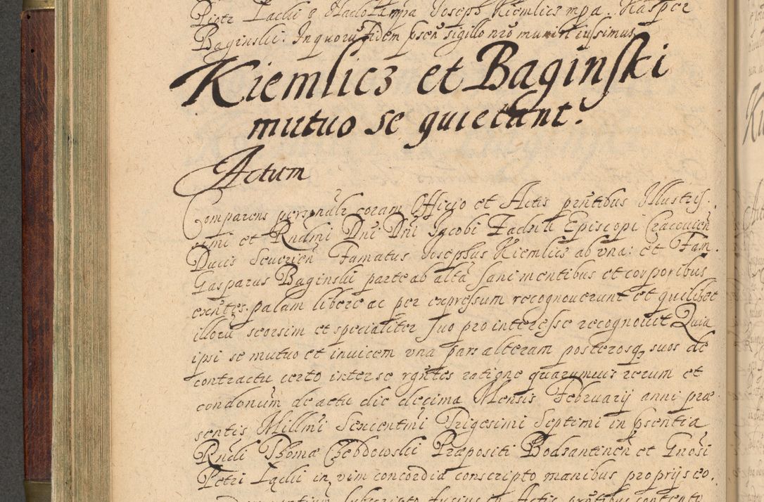 Zdjęcie nr 159 dla obiektu archiwalnego: Volumen IV. Acta saecularia episcopatus Cracoviensis annorum 1636 - 1641, tum et aliquot mensium secundi sub tempus R. D. Jacobi Zadzik, episcopi Cracoviensis, ducis Severiae conscripta