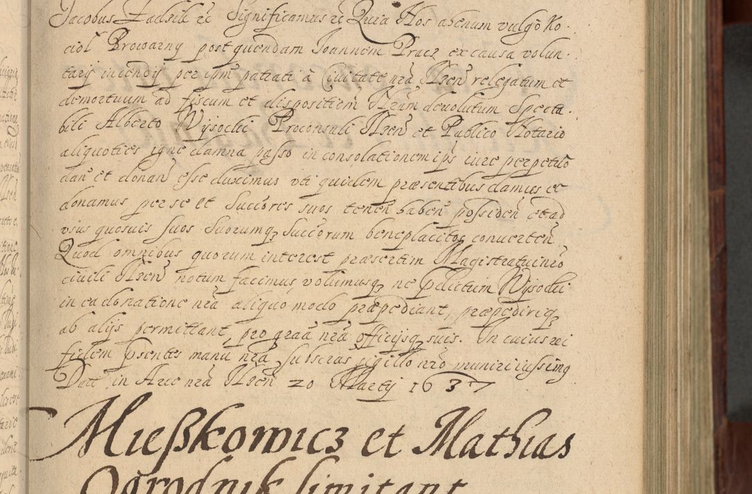 Zdjęcie nr 156 dla obiektu archiwalnego: Volumen IV. Acta saecularia episcopatus Cracoviensis annorum 1636 - 1641, tum et aliquot mensium secundi sub tempus R. D. Jacobi Zadzik, episcopi Cracoviensis, ducis Severiae conscripta