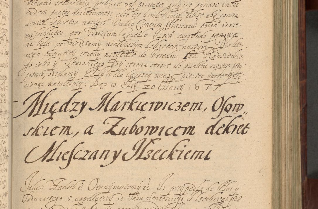 Zdjęcie nr 152 dla obiektu archiwalnego: Volumen IV. Acta saecularia episcopatus Cracoviensis annorum 1636 - 1641, tum et aliquot mensium secundi sub tempus R. D. Jacobi Zadzik, episcopi Cracoviensis, ducis Severiae conscripta