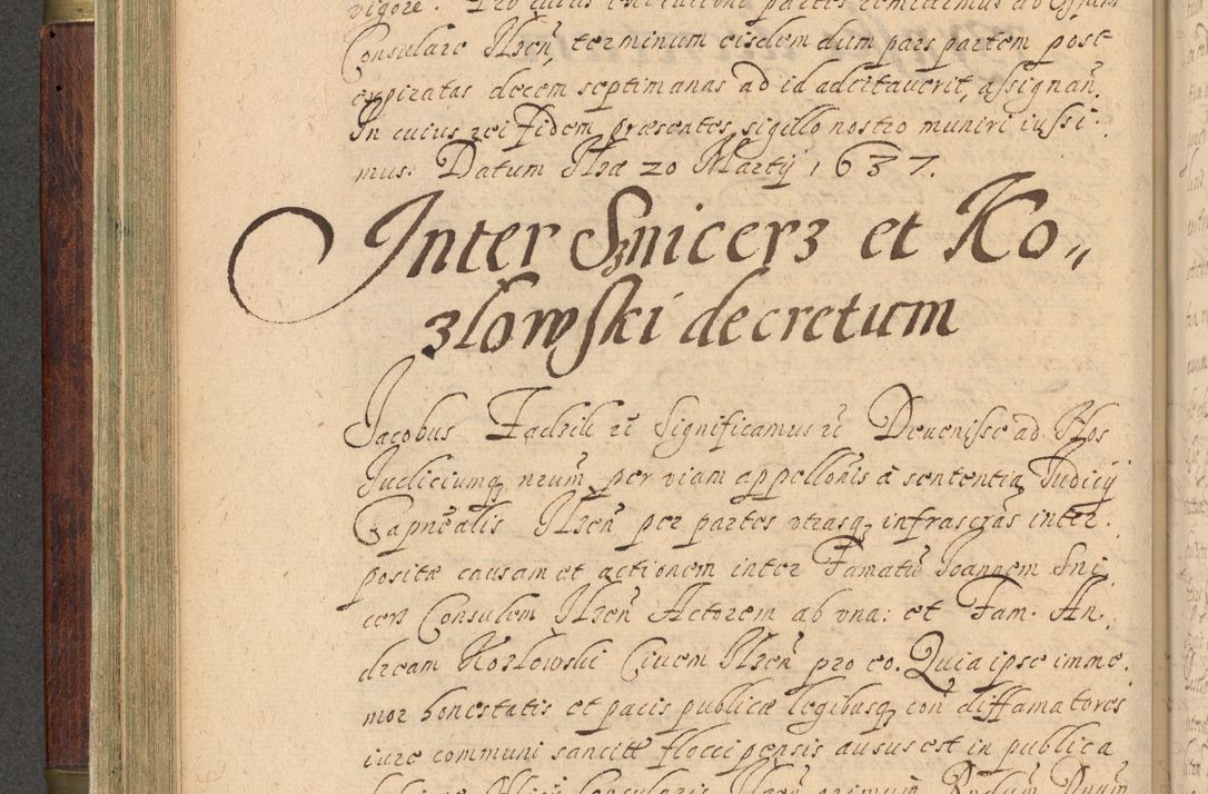 Zdjęcie nr 147 dla obiektu archiwalnego: Volumen IV. Acta saecularia episcopatus Cracoviensis annorum 1636 - 1641, tum et aliquot mensium secundi sub tempus R. D. Jacobi Zadzik, episcopi Cracoviensis, ducis Severiae conscripta