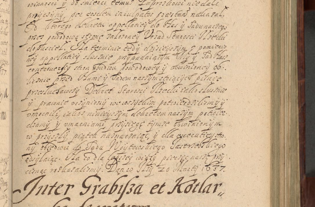 Zdjęcie nr 144 dla obiektu archiwalnego: Volumen IV. Acta saecularia episcopatus Cracoviensis annorum 1636 - 1641, tum et aliquot mensium secundi sub tempus R. D. Jacobi Zadzik, episcopi Cracoviensis, ducis Severiae conscripta
