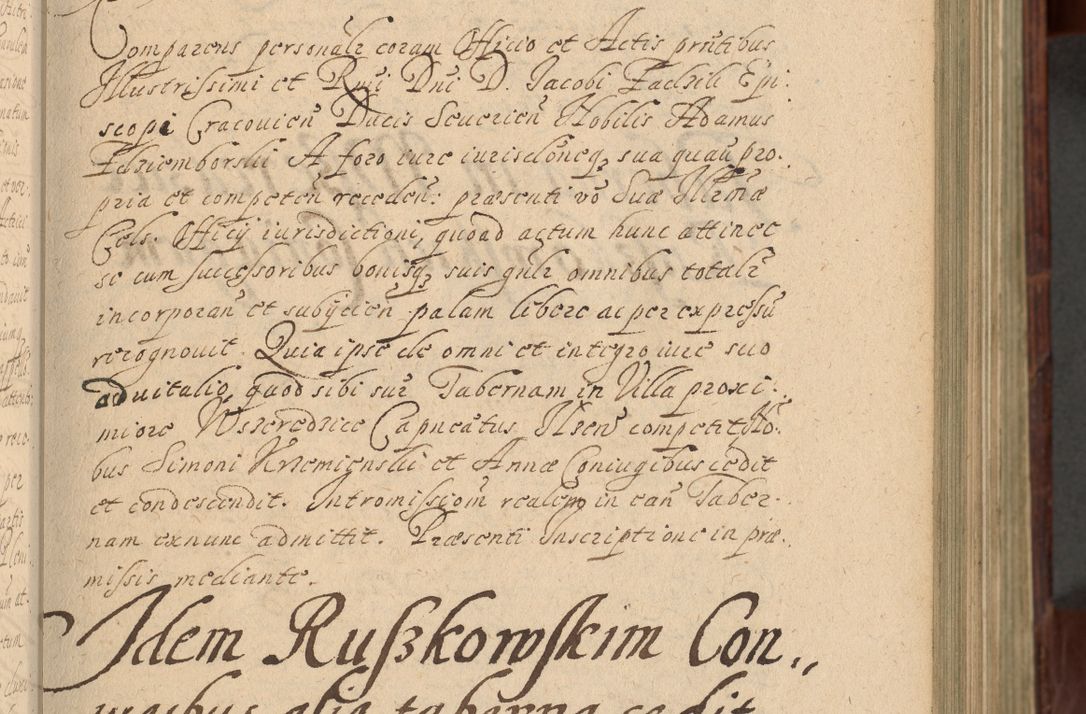 Zdjęcie nr 140 dla obiektu archiwalnego: Volumen IV. Acta saecularia episcopatus Cracoviensis annorum 1636 - 1641, tum et aliquot mensium secundi sub tempus R. D. Jacobi Zadzik, episcopi Cracoviensis, ducis Severiae conscripta