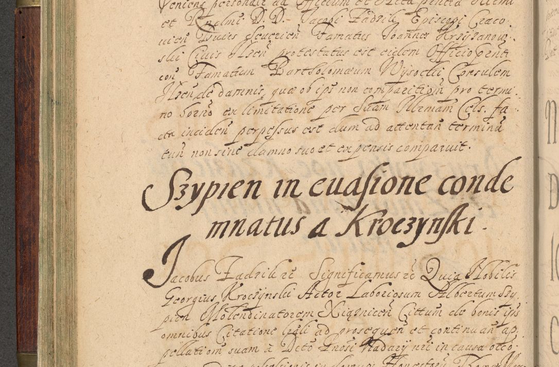 Zdjęcie nr 127 dla obiektu archiwalnego: Volumen IV. Acta saecularia episcopatus Cracoviensis annorum 1636 - 1641, tum et aliquot mensium secundi sub tempus R. D. Jacobi Zadzik, episcopi Cracoviensis, ducis Severiae conscripta
