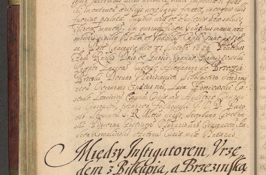 Zdjęcie nr 121 dla obiektu archiwalnego: Volumen IV. Acta saecularia episcopatus Cracoviensis annorum 1636 - 1641, tum et aliquot mensium secundi sub tempus R. D. Jacobi Zadzik, episcopi Cracoviensis, ducis Severiae conscripta