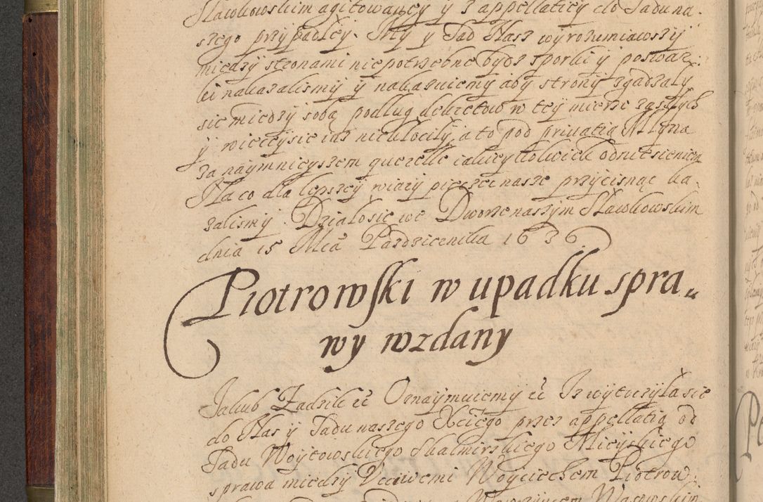 Zdjęcie nr 117 dla obiektu archiwalnego: Volumen IV. Acta saecularia episcopatus Cracoviensis annorum 1636 - 1641, tum et aliquot mensium secundi sub tempus R. D. Jacobi Zadzik, episcopi Cracoviensis, ducis Severiae conscripta