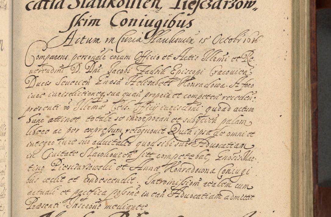 Zdjęcie nr 112 dla obiektu archiwalnego: Volumen IV. Acta saecularia episcopatus Cracoviensis annorum 1636 - 1641, tum et aliquot mensium secundi sub tempus R. D. Jacobi Zadzik, episcopi Cracoviensis, ducis Severiae conscripta