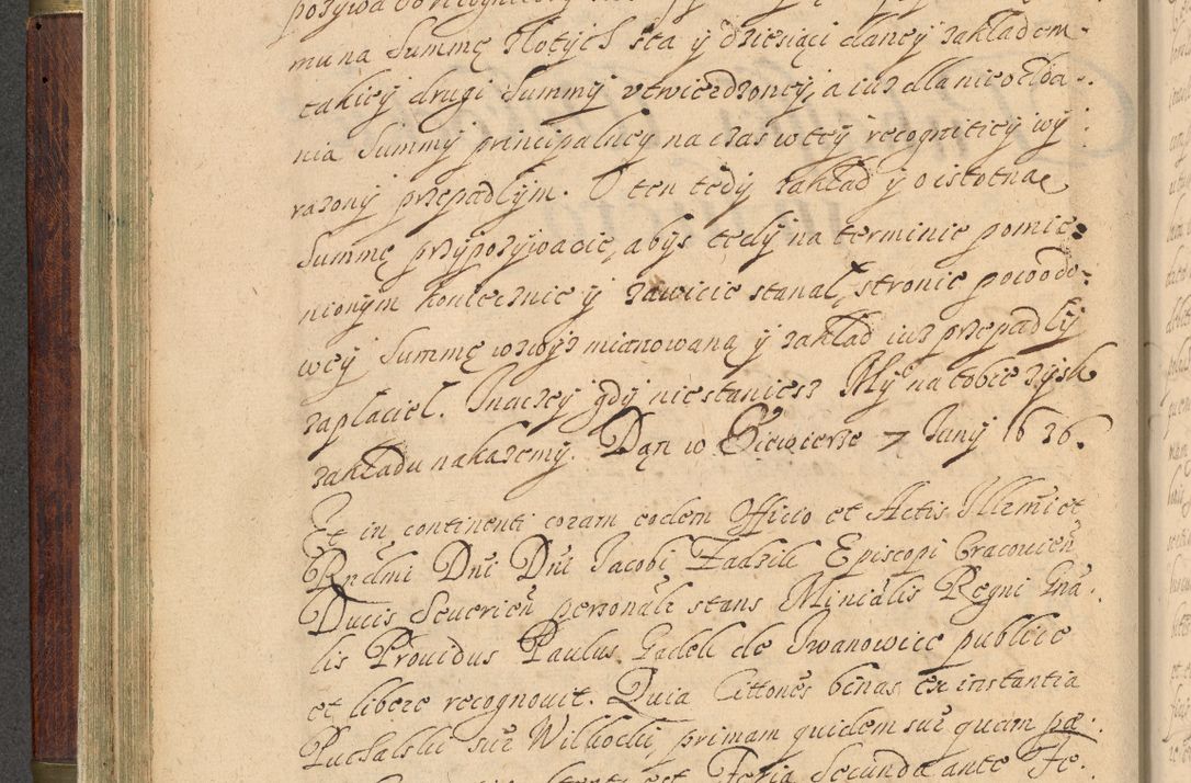 Zdjęcie nr 109 dla obiektu archiwalnego: Volumen IV. Acta saecularia episcopatus Cracoviensis annorum 1636 - 1641, tum et aliquot mensium secundi sub tempus R. D. Jacobi Zadzik, episcopi Cracoviensis, ducis Severiae conscripta