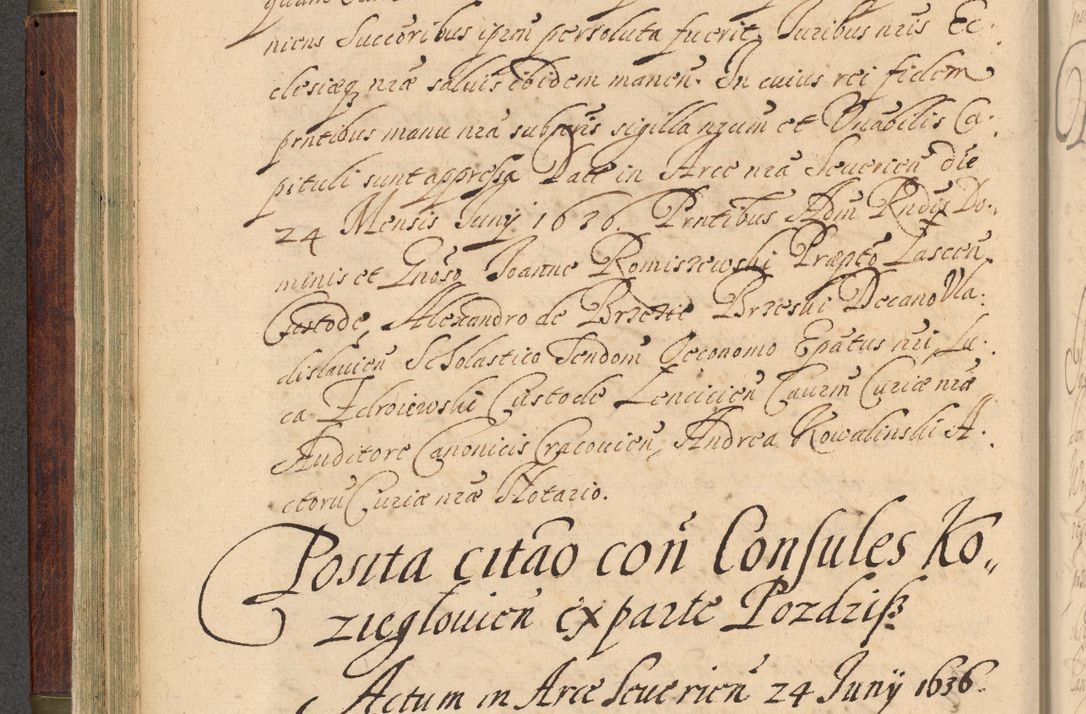Zdjęcie nr 107 dla obiektu archiwalnego: Volumen IV. Acta saecularia episcopatus Cracoviensis annorum 1636 - 1641, tum et aliquot mensium secundi sub tempus R. D. Jacobi Zadzik, episcopi Cracoviensis, ducis Severiae conscripta