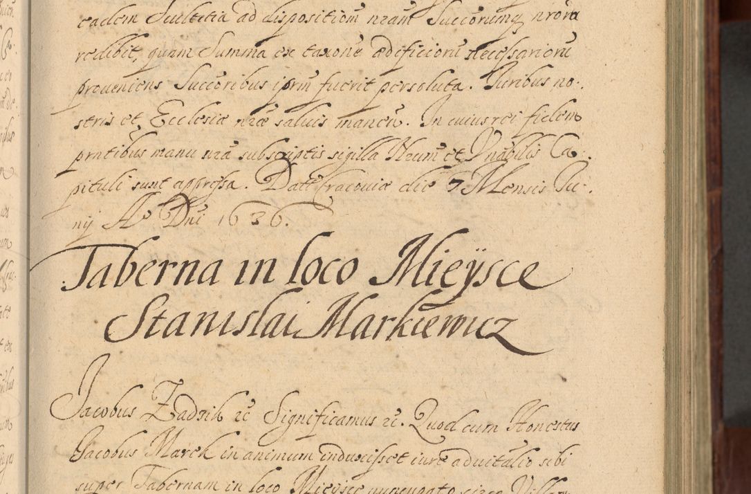 Zdjęcie nr 102 dla obiektu archiwalnego: Volumen IV. Acta saecularia episcopatus Cracoviensis annorum 1636 - 1641, tum et aliquot mensium secundi sub tempus R. D. Jacobi Zadzik, episcopi Cracoviensis, ducis Severiae conscripta