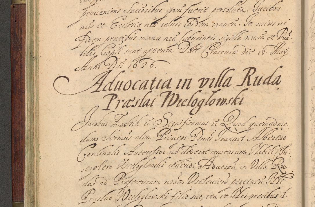Zdjęcie nr 77 dla obiektu archiwalnego: Volumen IV. Acta saecularia episcopatus Cracoviensis annorum 1636 - 1641, tum et aliquot mensium secundi sub tempus R. D. Jacobi Zadzik, episcopi Cracoviensis, ducis Severiae conscripta