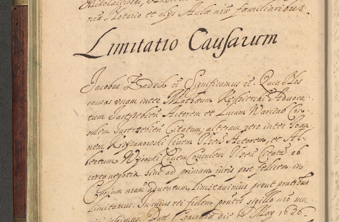 Zdjęcie nr 75 dla obiektu archiwalnego: Volumen IV. Acta saecularia episcopatus Cracoviensis annorum 1636 - 1641, tum et aliquot mensium secundi sub tempus R. D. Jacobi Zadzik, episcopi Cracoviensis, ducis Severiae conscripta