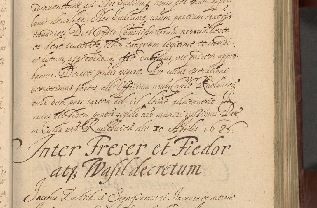 Zdjęcie nr 66 dla obiektu archiwalnego: Volumen IV. Acta saecularia episcopatus Cracoviensis annorum 1636 - 1641, tum et aliquot mensium secundi sub tempus R. D. Jacobi Zadzik, episcopi Cracoviensis, ducis Severiae conscripta