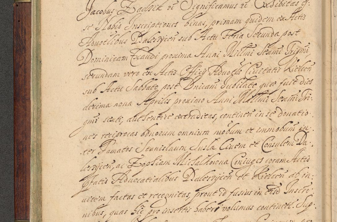 Zdjęcie nr 63 dla obiektu archiwalnego: Volumen IV. Acta saecularia episcopatus Cracoviensis annorum 1636 - 1641, tum et aliquot mensium secundi sub tempus R. D. Jacobi Zadzik, episcopi Cracoviensis, ducis Severiae conscripta