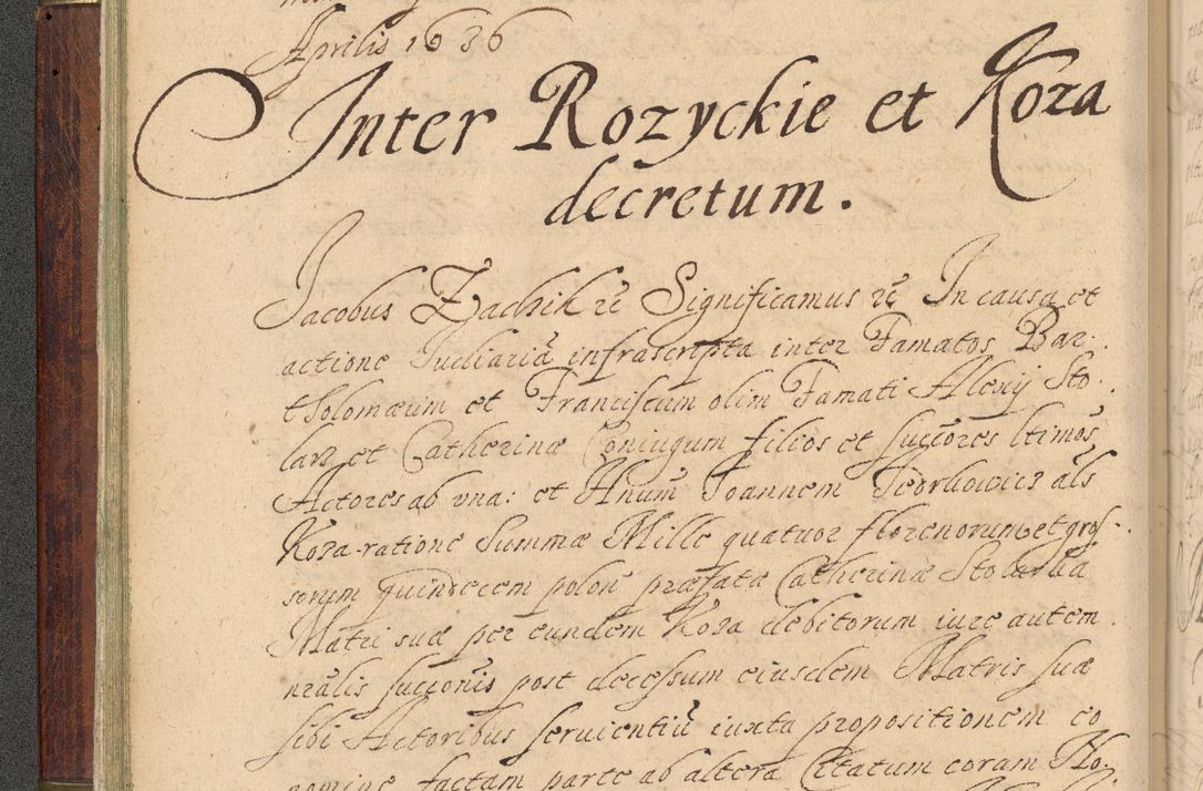 Zdjęcie nr 55 dla obiektu archiwalnego: Volumen IV. Acta saecularia episcopatus Cracoviensis annorum 1636 - 1641, tum et aliquot mensium secundi sub tempus R. D. Jacobi Zadzik, episcopi Cracoviensis, ducis Severiae conscripta