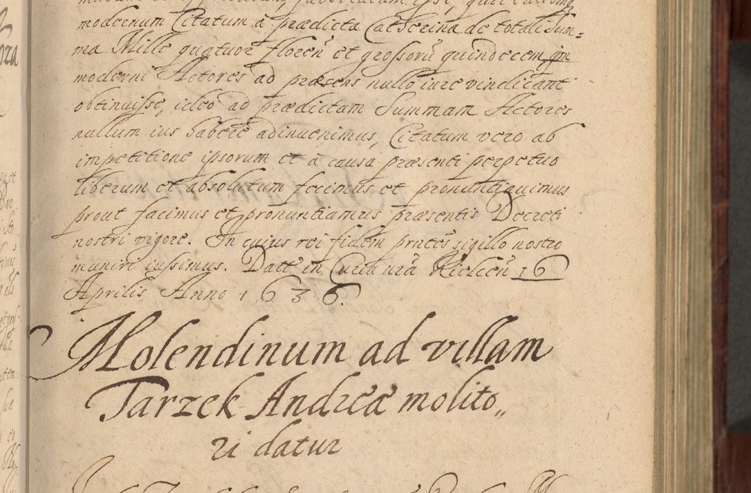 Zdjęcie nr 56 dla obiektu archiwalnego: Volumen IV. Acta saecularia episcopatus Cracoviensis annorum 1636 - 1641, tum et aliquot mensium secundi sub tempus R. D. Jacobi Zadzik, episcopi Cracoviensis, ducis Severiae conscripta