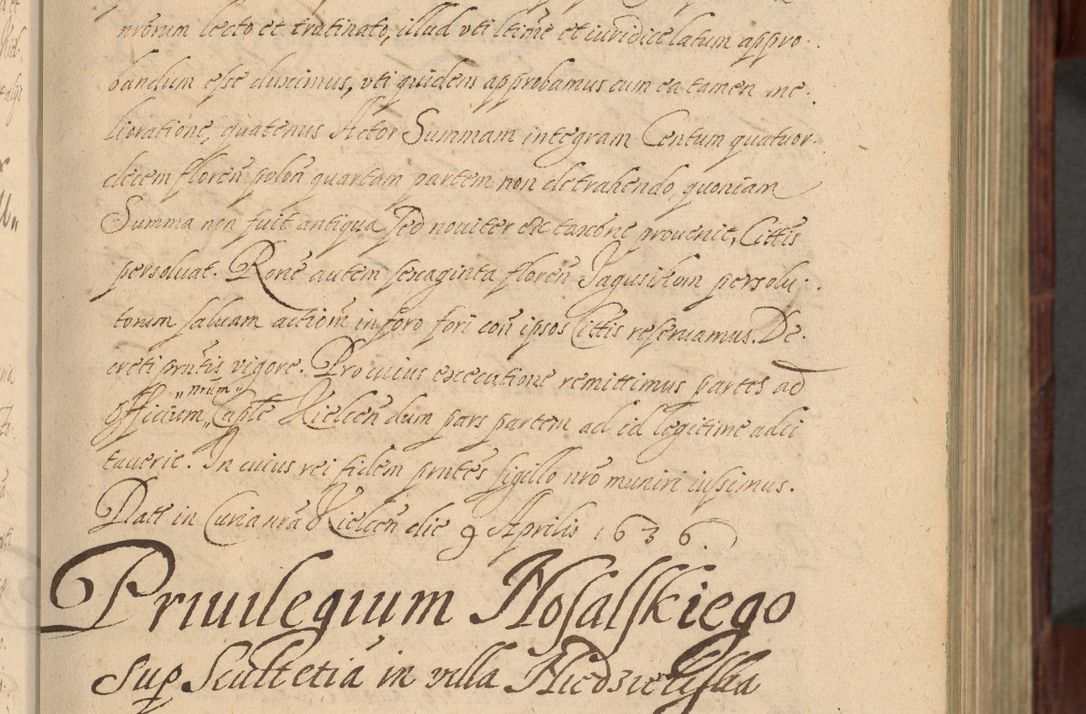 Zdjęcie nr 44 dla obiektu archiwalnego: Volumen IV. Acta saecularia episcopatus Cracoviensis annorum 1636 - 1641, tum et aliquot mensium secundi sub tempus R. D. Jacobi Zadzik, episcopi Cracoviensis, ducis Severiae conscripta