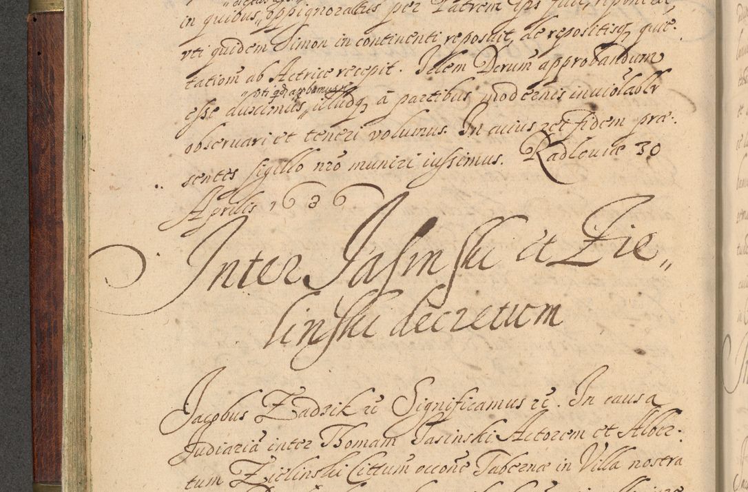 Zdjęcie nr 65 dla obiektu archiwalnego: Volumen IV. Acta saecularia episcopatus Cracoviensis annorum 1636 - 1641, tum et aliquot mensium secundi sub tempus R. D. Jacobi Zadzik, episcopi Cracoviensis, ducis Severiae conscripta