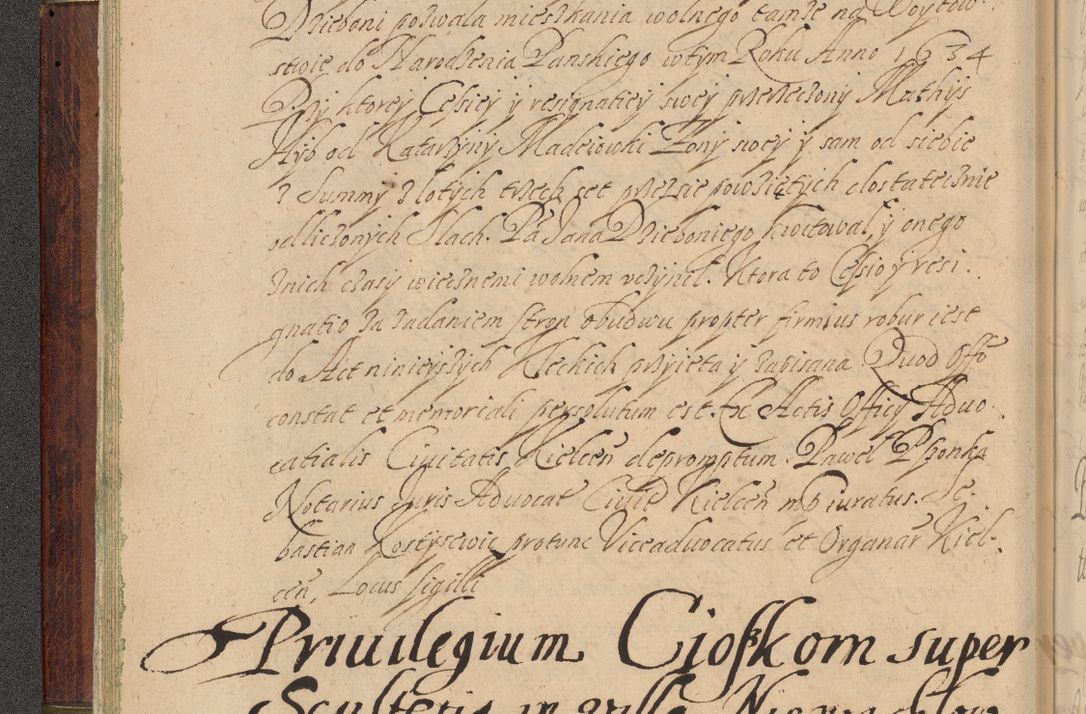 Zdjęcie nr 33 dla obiektu archiwalnego: Volumen IV. Acta saecularia episcopatus Cracoviensis annorum 1636 - 1641, tum et aliquot mensium secundi sub tempus R. D. Jacobi Zadzik, episcopi Cracoviensis, ducis Severiae conscripta