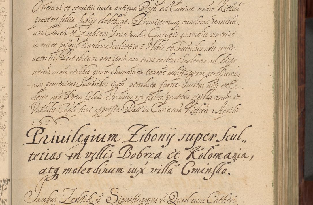 Zdjęcie nr 34 dla obiektu archiwalnego: Volumen IV. Acta saecularia episcopatus Cracoviensis annorum 1636 - 1641, tum et aliquot mensium secundi sub tempus R. D. Jacobi Zadzik, episcopi Cracoviensis, ducis Severiae conscripta