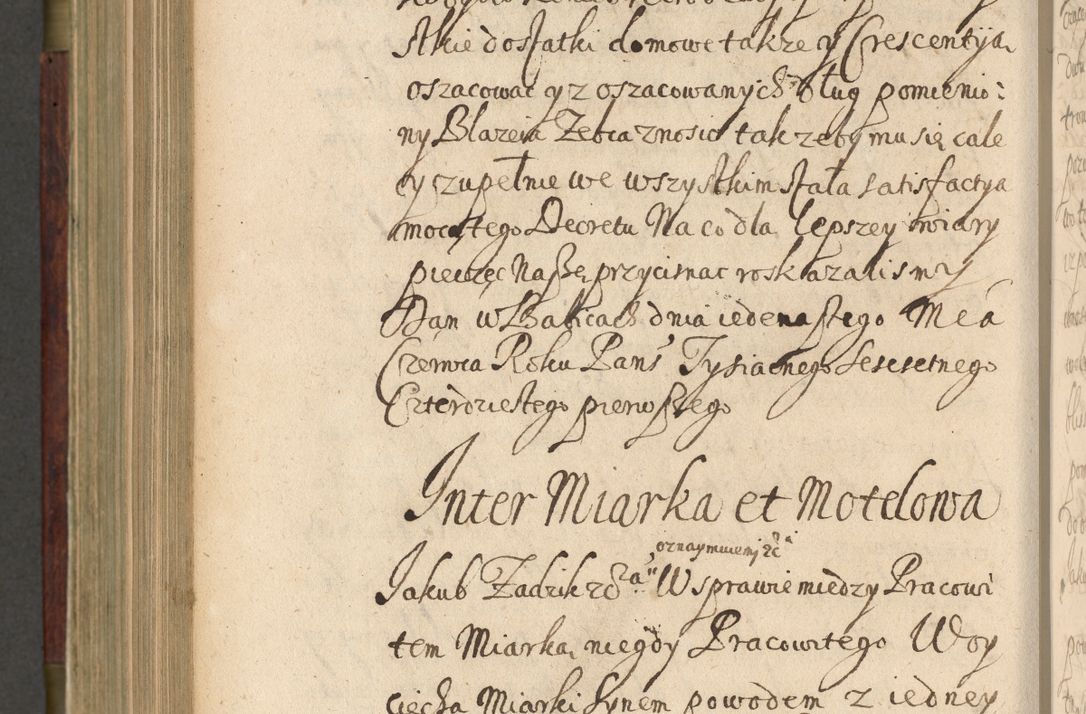 Zdjęcie nr 799 dla obiektu archiwalnego: Volumen IV. Acta saecularia episcopatus Cracoviensis annorum 1636 - 1641, tum et aliquot mensium secundi sub tempus R. D. Jacobi Zadzik, episcopi Cracoviensis, ducis Severiae conscripta