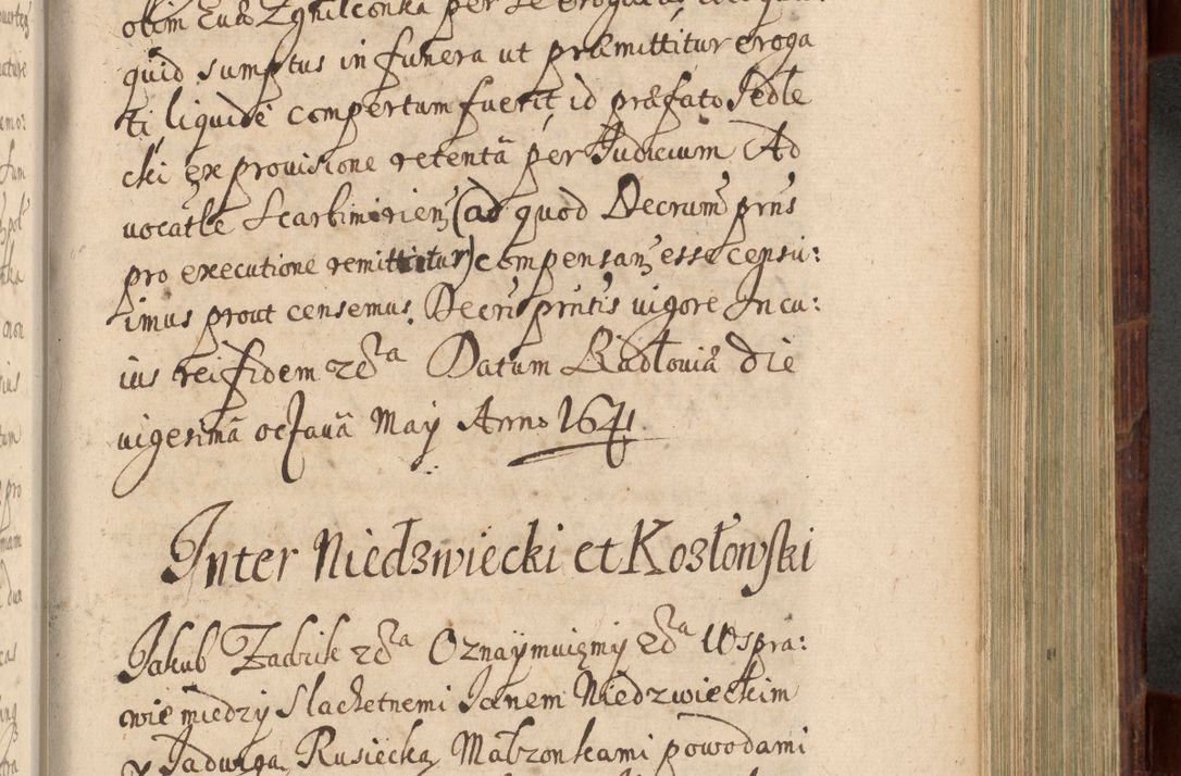 Zdjęcie nr 790 dla obiektu archiwalnego: Volumen IV. Acta saecularia episcopatus Cracoviensis annorum 1636 - 1641, tum et aliquot mensium secundi sub tempus R. D. Jacobi Zadzik, episcopi Cracoviensis, ducis Severiae conscripta